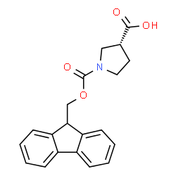 Fmoc-D-β-Pro-OH structure