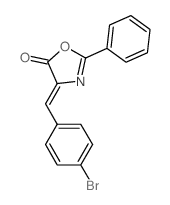 4-[(4-bromophenyl)methylidene]-2-phenyl-1,3-oxazol-5-one Structure