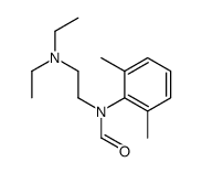 N-[2-(diethylamino)ethyl]-N-(2,6-dimethylphenyl)formamide Structure