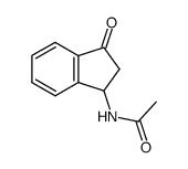 Acetamide,N-(2,3-dihydro-3-oxo-1H-inden-1-yl)-结构式