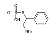 (2-amino-1-sulfosulfanylethyl)benzene Structure