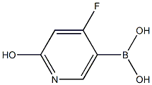 4-Fluoro-2-(hydroxy)pyridine-5-boronic acid结构式