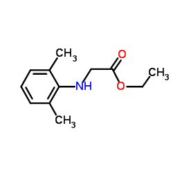 Ethyl N-(2,6-dimethylphenyl)glycinate Structure