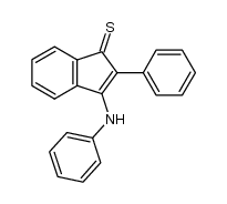 3-phenylamino-2-phenyl-1-indenethione结构式