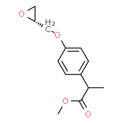 4-[(2R)-Oxiranylmethoxy]benzenepropanoic Acid Methyl Ester structure