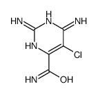 2,6-Diamino-5-chloro-4-pyrimidinecarboxamide Structure