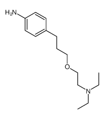 4-[3-[2-(diethylamino)ethoxy]propyl]aniline Structure