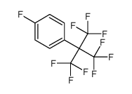 1-fluoro-4-[1,1,1,3,3,3-hexafluoro-2-(trifluoromethyl)propan-2-yl]benzene Structure