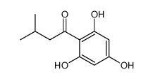 2,4,6-Trihydroxyisovalerophenone structure