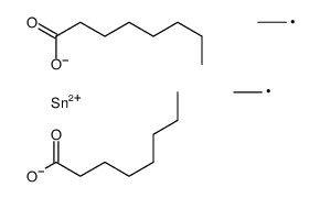 Diethylbis(octanoyloxy)stannane Structure