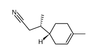 [4R,8S,(+)]-p-Mentha-1-ene-9-carbonitrile结构式