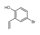 4-bromo-2-vinylphenol Structure