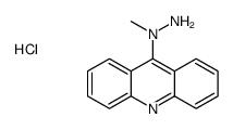 1-acridin-9-yl-1-methylhydrazine,hydrochloride结构式