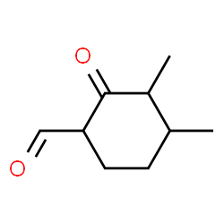 Cyclohexanecarboxaldehyde, 3,4-dimethyl-2-oxo- (9CI) structure