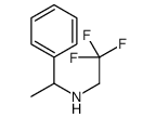 2,2,2-Trifluoro-N-(1-phenylethyl)ethanamine Structure