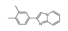 2-(3,4-二甲苯基)-咪唑并[1,2-a]吡啶结构式