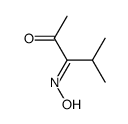 2,3-Pentanedione, 4-methyl-, 3-oxime, (E)- (9CI) structure
