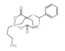 1,3,6,8,2-Dioxadithiastannecane-4,10-dione,2,2-dibutyl-7-phenyl- structure