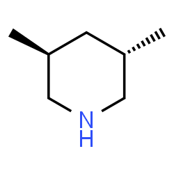 3α,5β-Dimethylpiperidine Structure