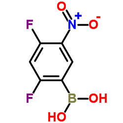 (2,4-Difluoro-5-nitrophenyl)boronic acid picture