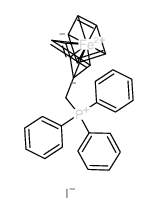 Phosphonium,(ferrocenylmethyl)triphenyl-, iodide (1:1) structure