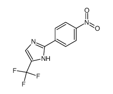1H-IMIDAZOLE, 2-(4-NITROPHENYL)-5-(TRIFLUOROMETHYL)- structure