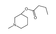 Butanoic acid, (3S)-1-methyl-3-piperidinyl ester (9CI)结构式