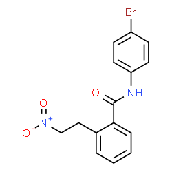 N-(4-BROMOPHENYL)-2-(2-NITROETHYL)BENZENECARBOXAMIDE结构式