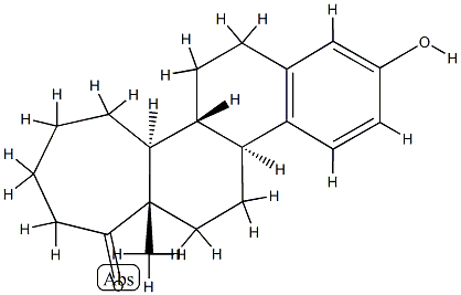 3-Hydroxy-D-dihomoestra-1,3,5(10)-trien-17b-one结构式