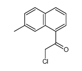 Ethanone, 2-chloro-1-(7-methyl-1-naphthalenyl)- (9CI) structure