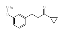 CYCLOPROPYL 2-(3-METHOXYPHENYL)ETHYL KETONE结构式