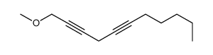 1-methoxyundeca-2,5-diyne Structure