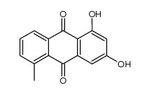 1,3-dihydroxy-5-methyl-anthraquinone Structure
