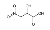 2-hydroxy-3-nitropropanoic acid Structure