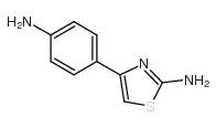 4-(4-氨基-苯基)-噻唑-2-胺结构式