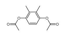 2,3-dimethylphenylene-1,4-diacetate Structure