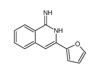 1-Isoquinolinamine, 3-(2-furanyl)- Structure