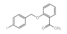 2'-(4-FLUOROBENZYLOXY)ACETOPHENONE structure