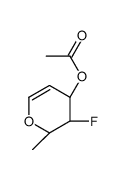 [(2S,3R,4S)-3-fluoro-2-methyl-3,4-dihydro-2H-pyran-4-yl] acetate结构式