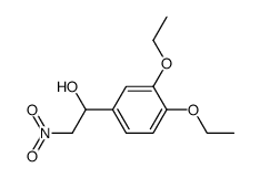 1-(3,4-diethoxy-phenyl)-2-nitro-ethanol结构式