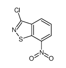 3-chloro-7-nitro-1,2-benzothiazole结构式