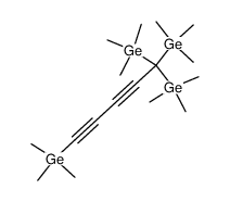 1.5.5.5-Tetrakis(trimethylgermyl)-1.3-pentadiyn结构式