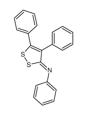 4,5-Diphenyl-3-(phenylimino)-3H-1,2-dithiol结构式