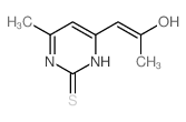 2(1H)-Pyrimidinethione, 6-(2-hydroxy-1-propen-1-yl)-4-methyl- structure