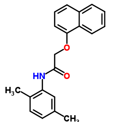 N-(2,5-Dimethylphenyl)-2-(1-naphthyloxy)acetamide结构式