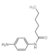N-(4-Aminophenyl)hexanamide结构式