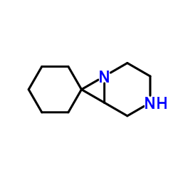 1,4-Diazaspiro[bicyclo[4.1.0]heptane-7,1'-cyclohexane]结构式