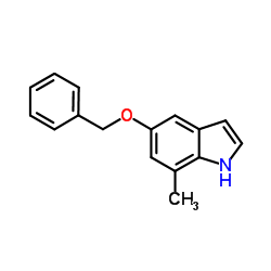 5-(Benzyloxy)-7-methyl-1H-indole structure
