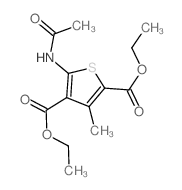 diethyl 5-acetamido-3-methyl-thiophene-2,4-dicarboxylate picture
