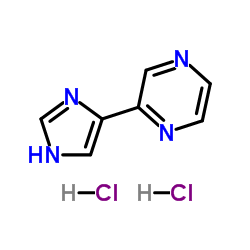2-(1H-Imidazol-4-yl)pyrazine dihydrochloride Structure